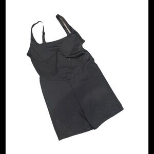 Victoria’s Secret Perforated Stretch Onesie in Black